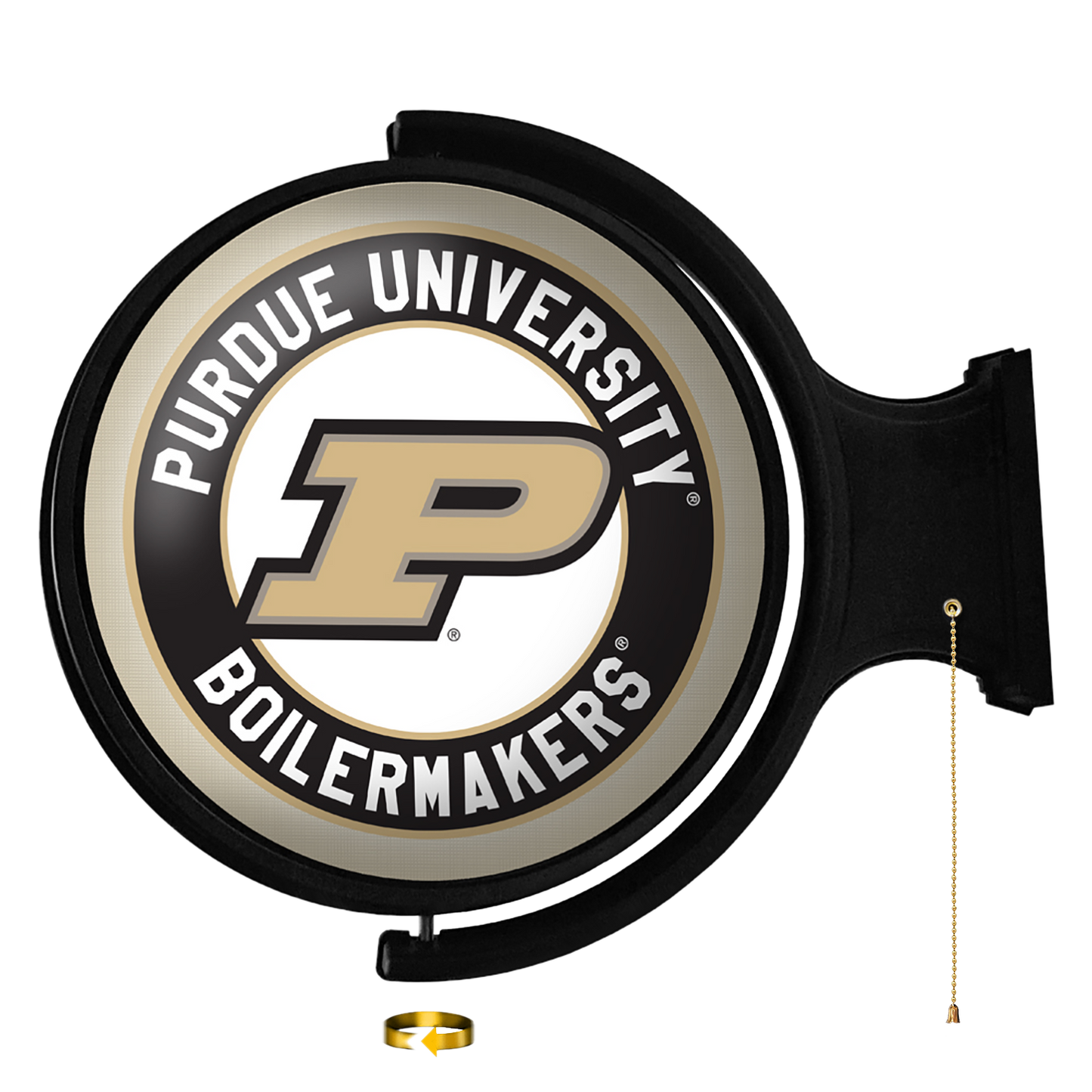 Purdue Boilermakers Round Rotating Wall Sign