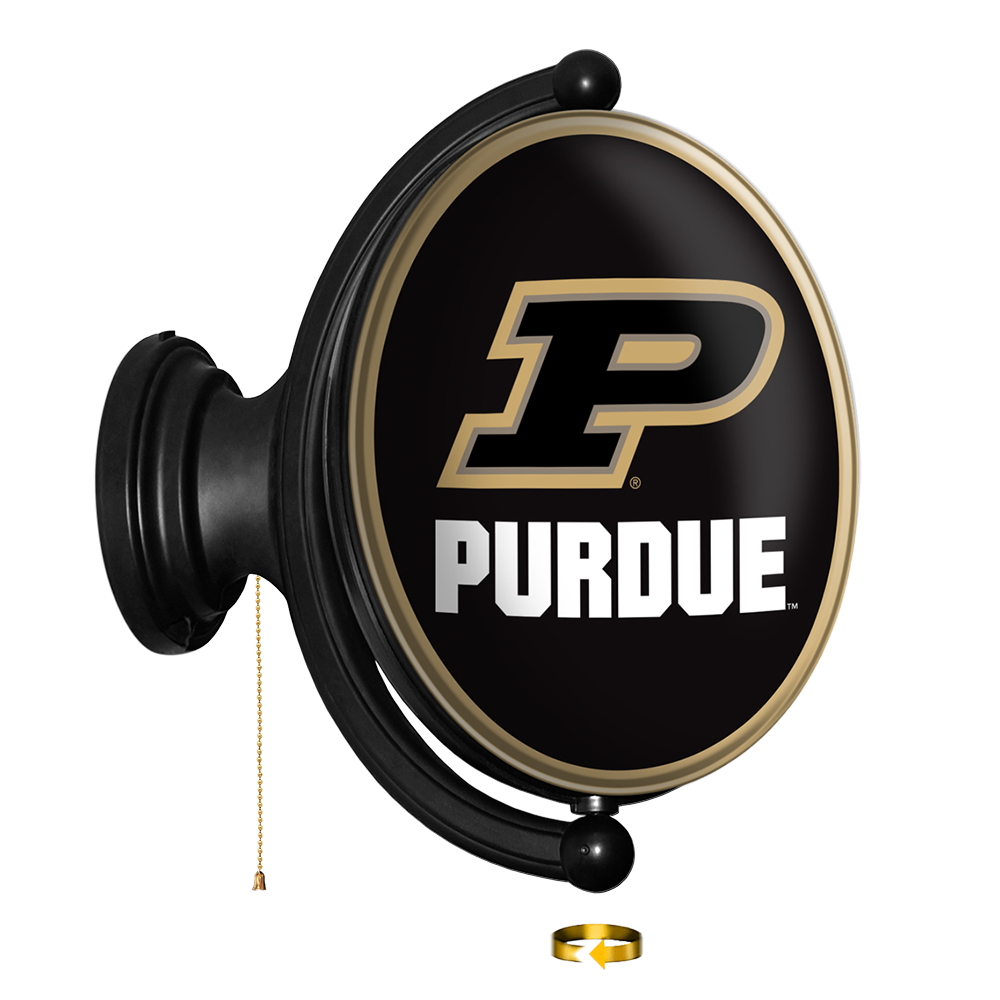 Purdue Boilermakers Oval Rotating Wall Sign