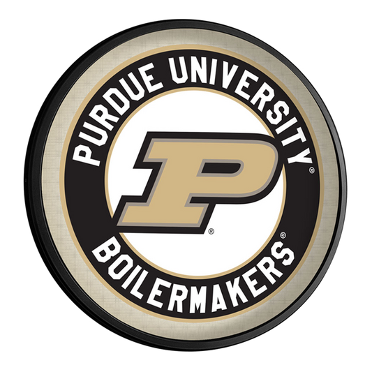 Purdue Boilermakers Slimline Round Lighted Wall Sign
