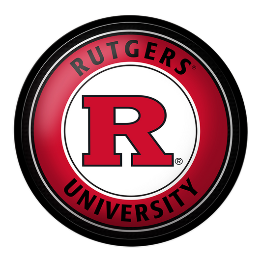 Rutgers Scarlet Knights Modern Disc Wall Sign