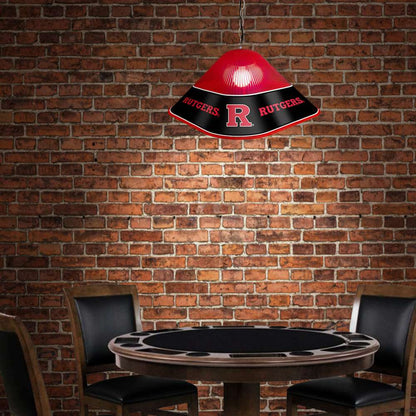 Rutgers Scarlet Knights Game Table Light Room View