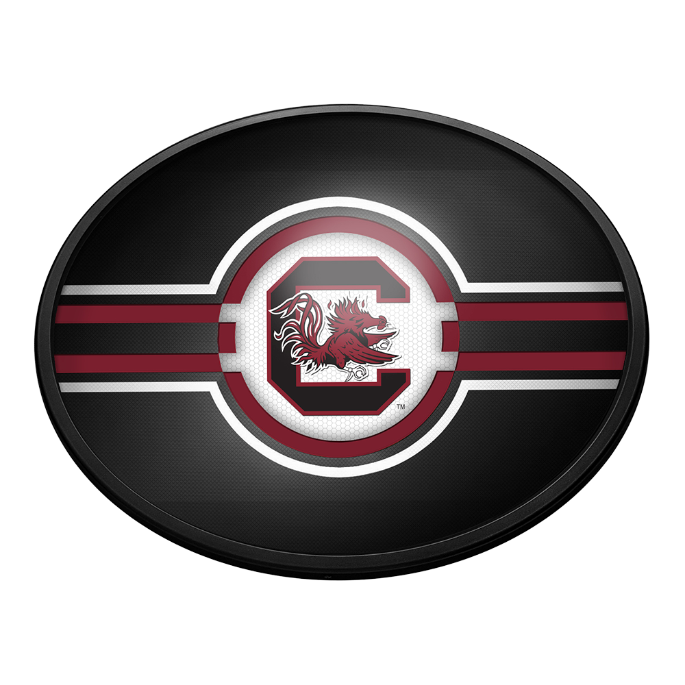 South Carolina Gamecocks Slimline Oval Lighted Wall Sign