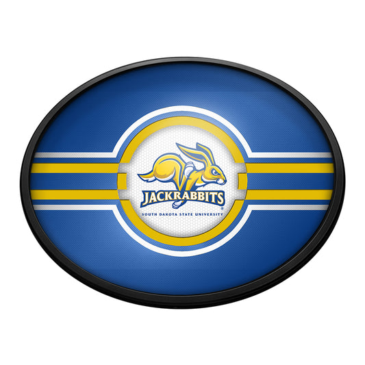 South Dakota State JackRabbits Slimline Oval Lighted Wall Sign