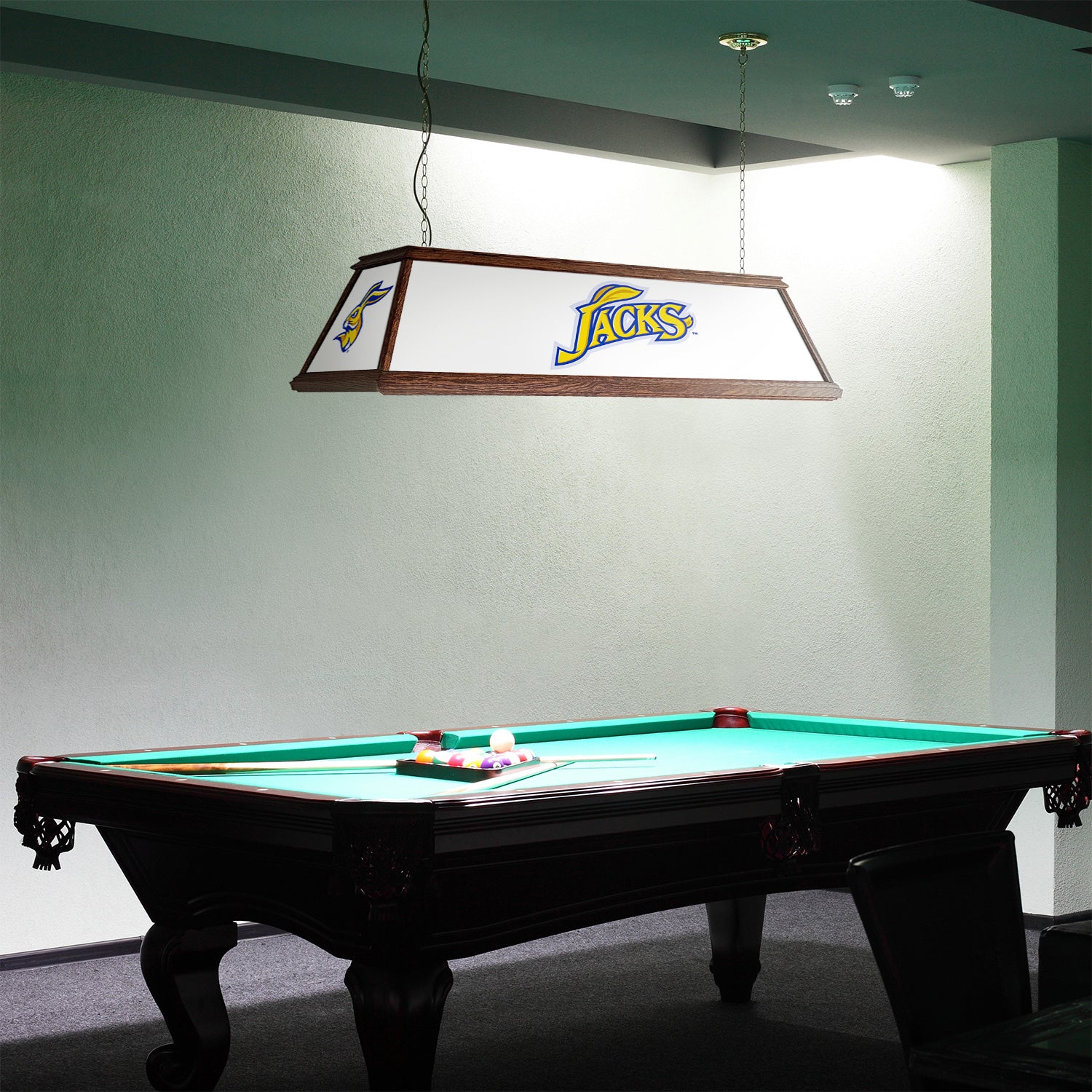 South Dakota State JackRabbits Premium Pool Table Light Room View