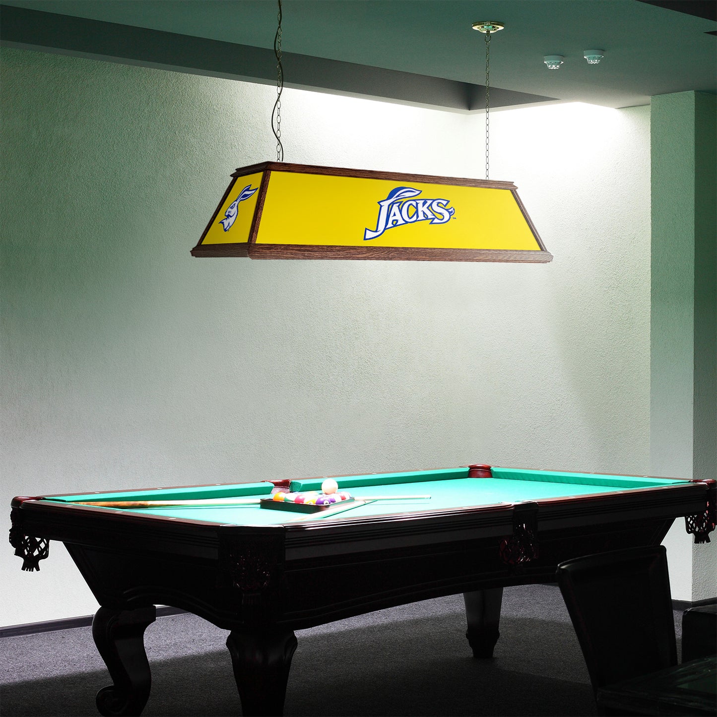 South Dakota State JackRabbits Premium Pool Table Light Room View
