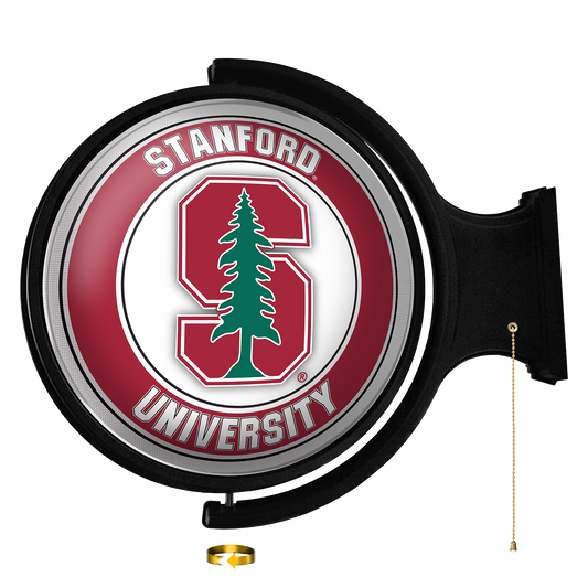 Stanford Cardinal Round Rotating Wall Sign