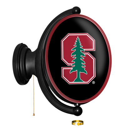 Stanford Cardinal Oval Rotating Wall Sign