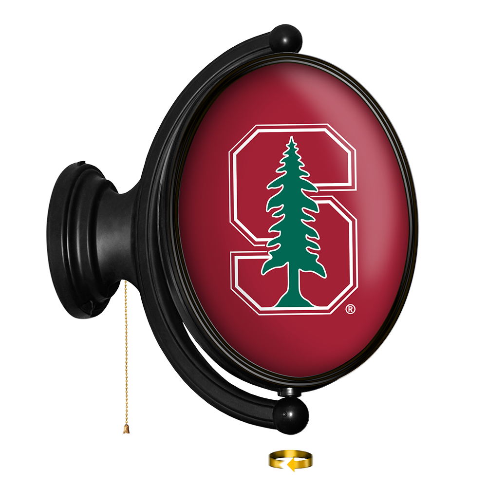 Stanford Cardinal Oval Rotating Wall Sign