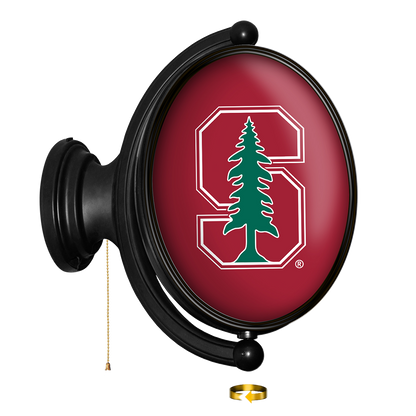 Stanford Cardinal Oval Rotating Wall Sign