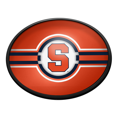 Syracuse Orange Slimline Oval Lighted Wall Sign