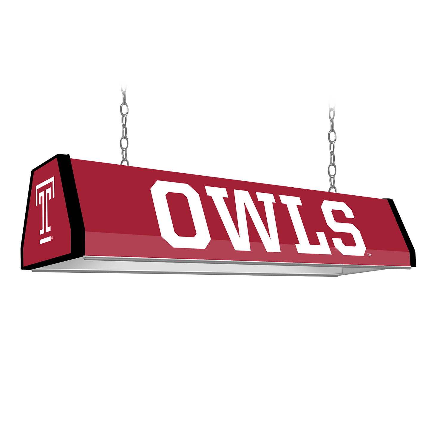 Temple Owls Standard Pool Table Light