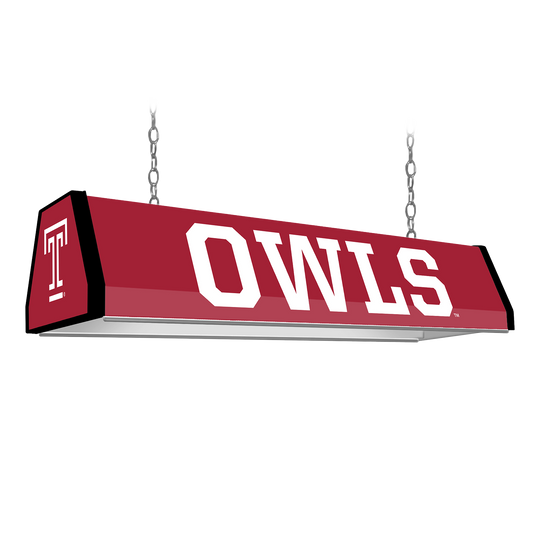 Temple Owls Standard Pool Table Light