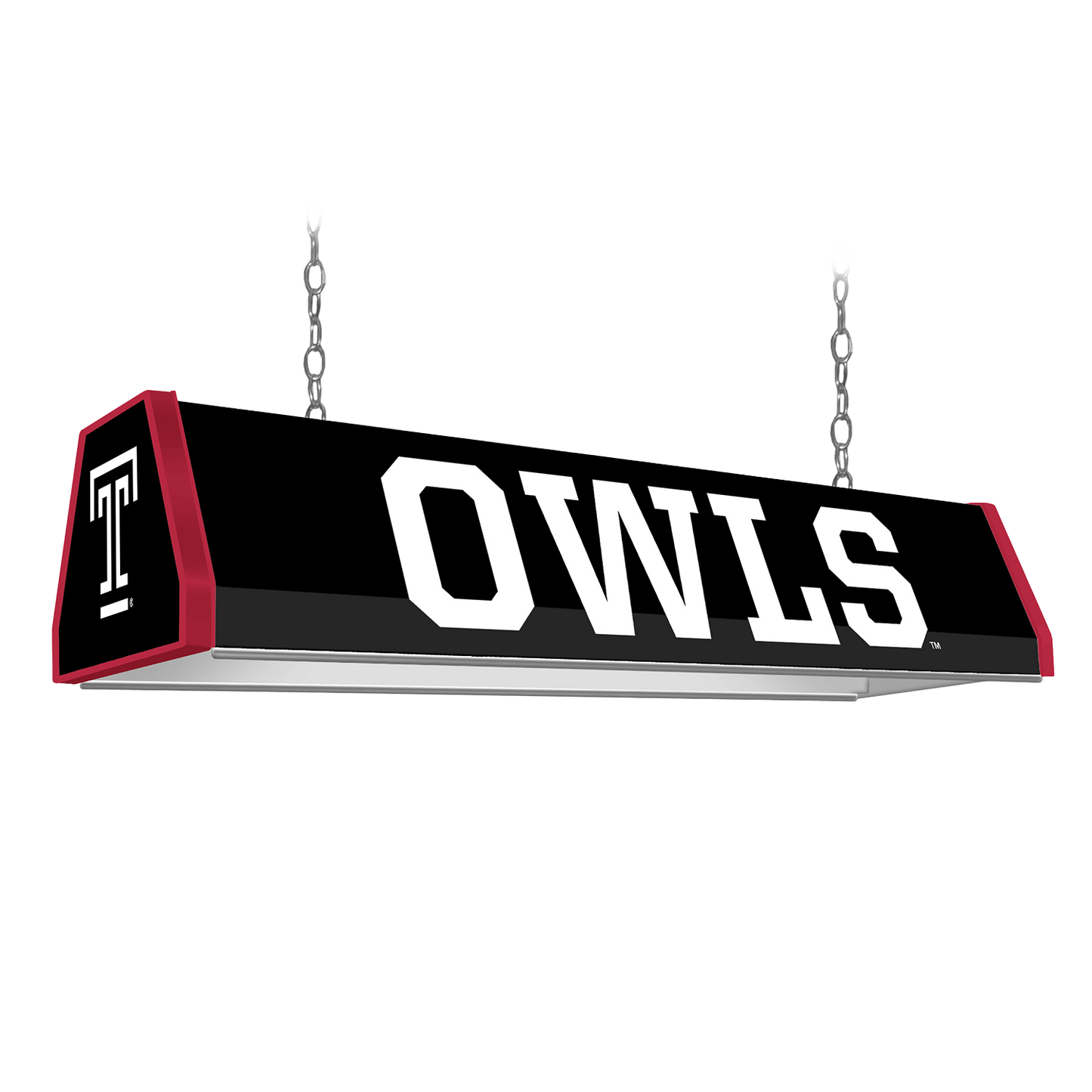 Temple Owls Standard Pool Table Light