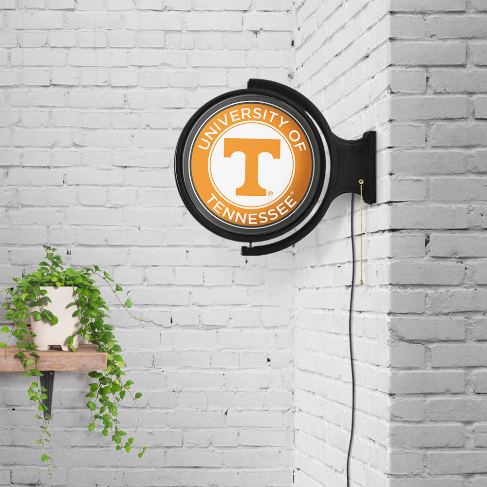 Tennessee Volunteers Round Rotating Wall Sign Room View