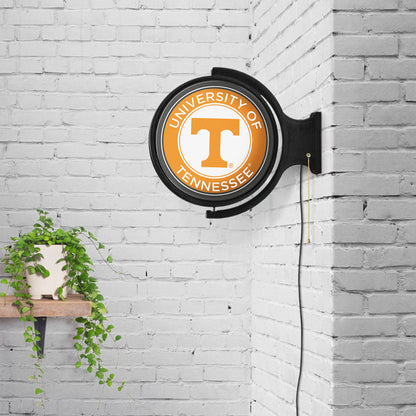 Tennessee Volunteers Round Rotating Wall Sign Room View