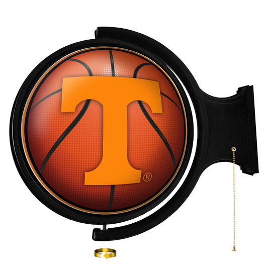 Tennessee Volunteers Round Basketball Rotating Wall Sign