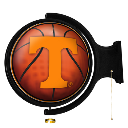 Tennessee Volunteers Round Basketball Rotating Wall Sign