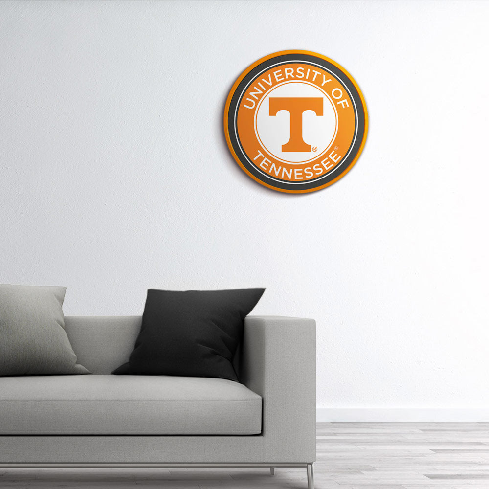 Tennessee Volunteers Modern Disc Wall Sign Room View