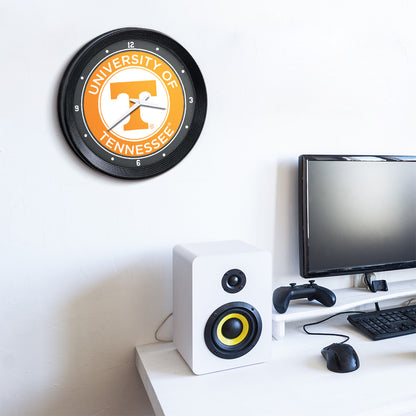 Tennessee Volunteers Ribbed Wall Clock Room View