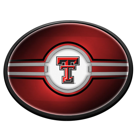 Texas Tech Red Raiders Slimline Oval Lighted Wall Sign