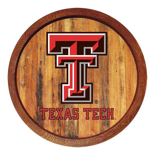 Texas Tech Red Raiders Barrel Top Sign