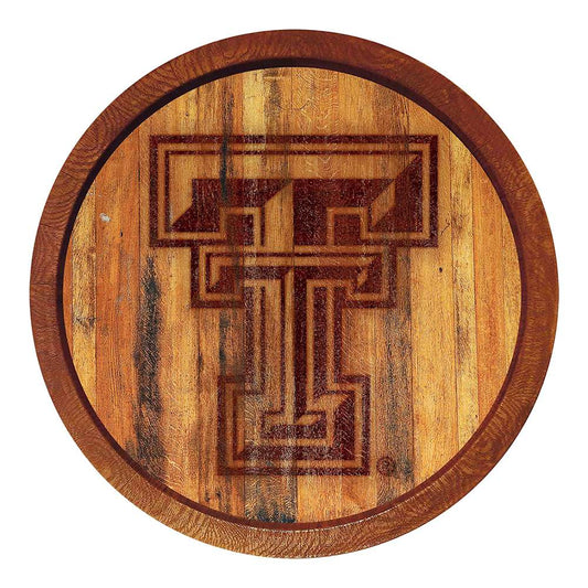 Texas Tech Red Raiders Branded Barrel Top Sign