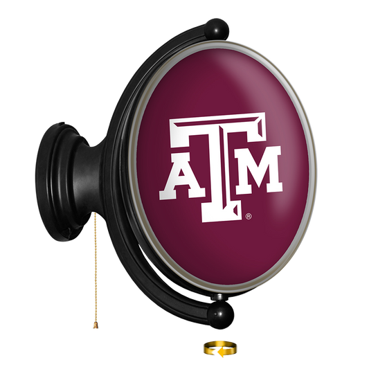 Texas A&M Aggies Oval Rotating Wall Sign