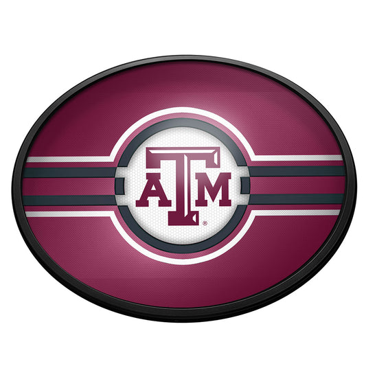 Texas A&M Aggies Slimline Oval Lighted Wall Sign