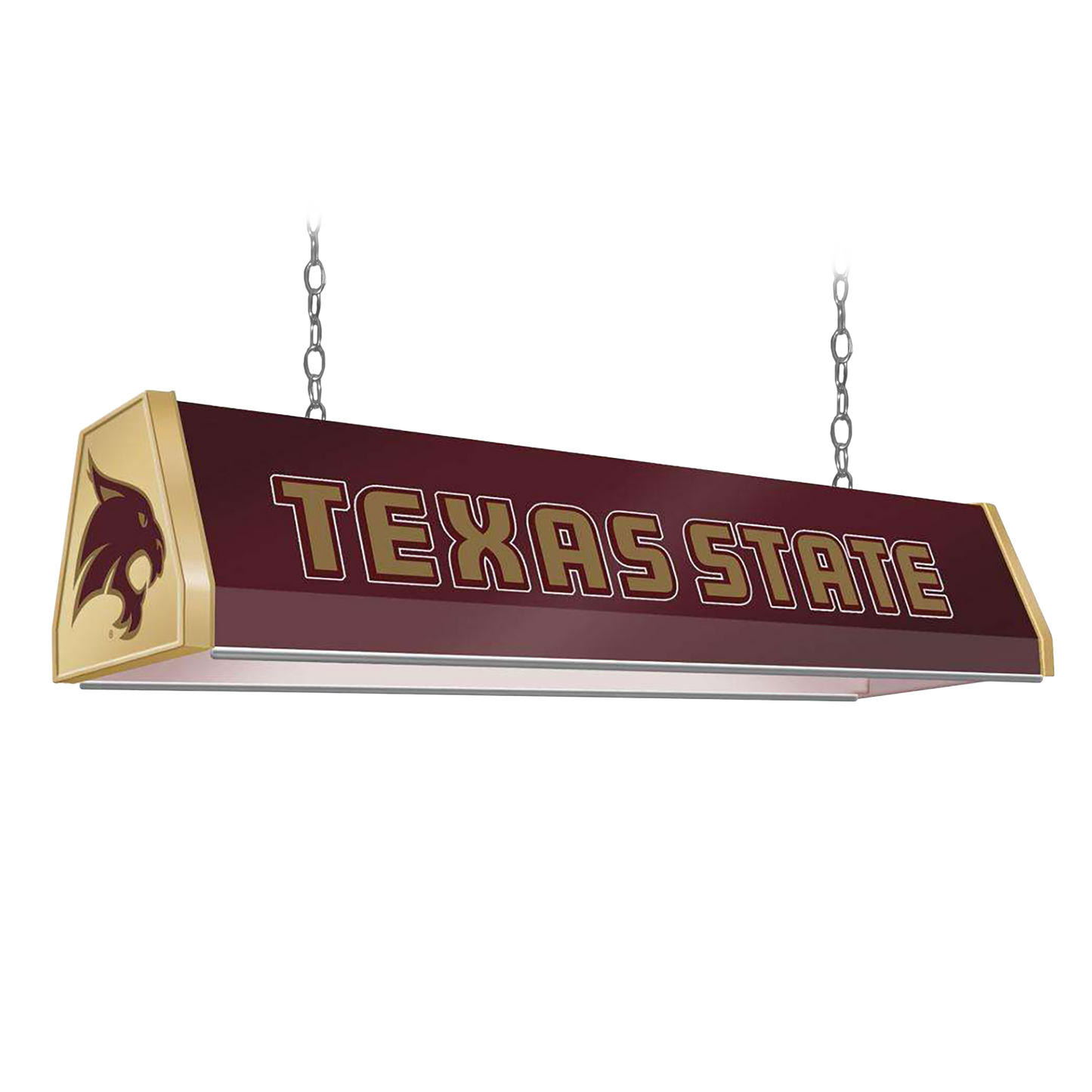 Texas State Bobcats Standard Pool Table Light