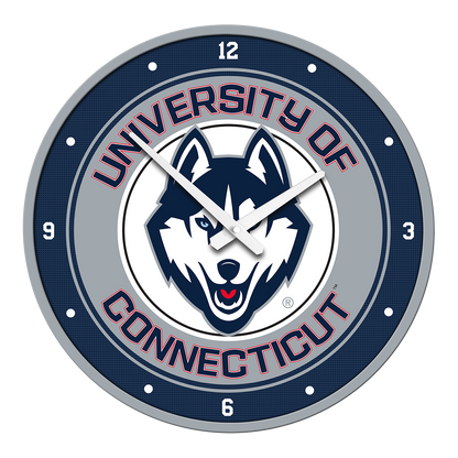 Connecticut Huskies Round Wall Clock