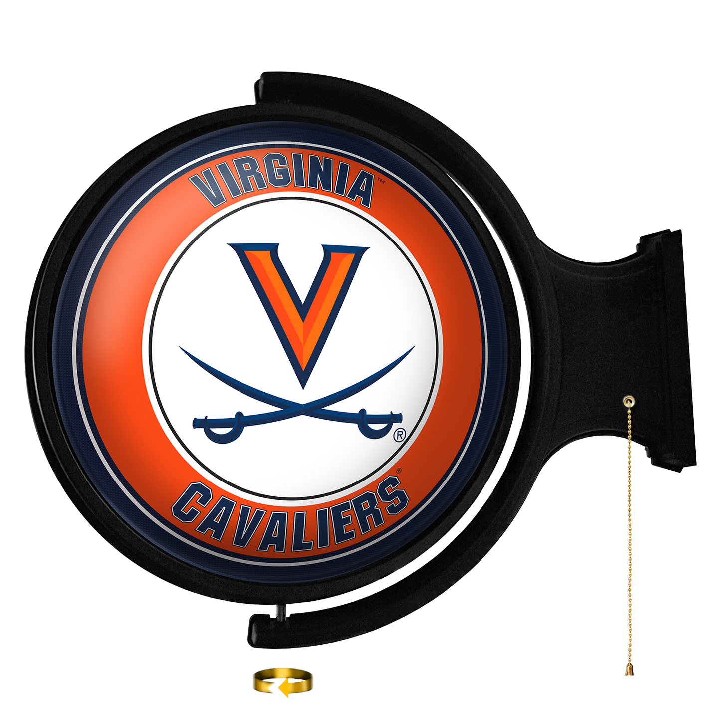 Virginia Cavaliers Round Rotating Wall Sign