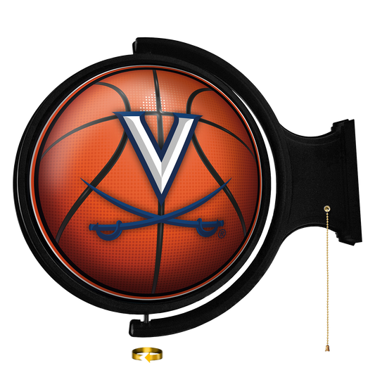 Virginia Cavaliers Round Basketball Rotating Wall Sign