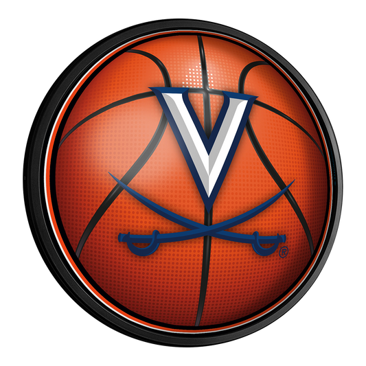 Virginia Cavaliers Basketball Slimline Round Lighted Wall Sign