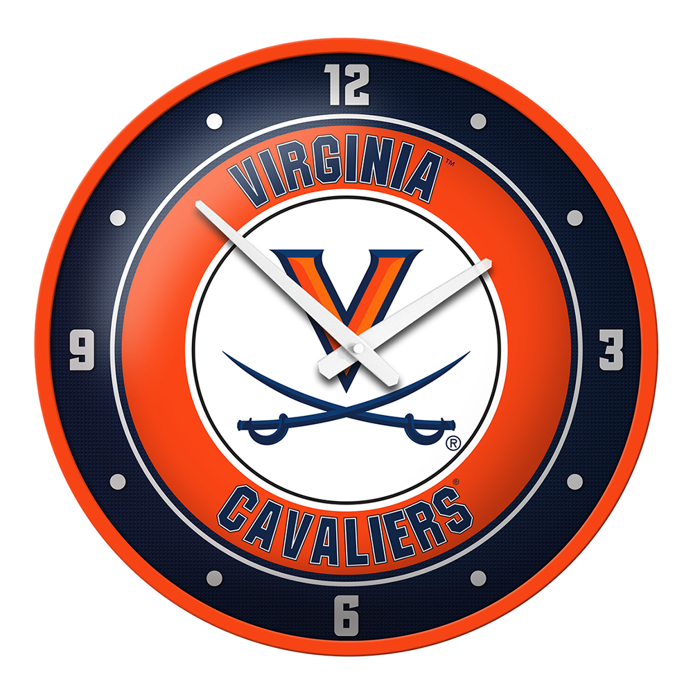 Virginia Cavaliers Round Wall Clock