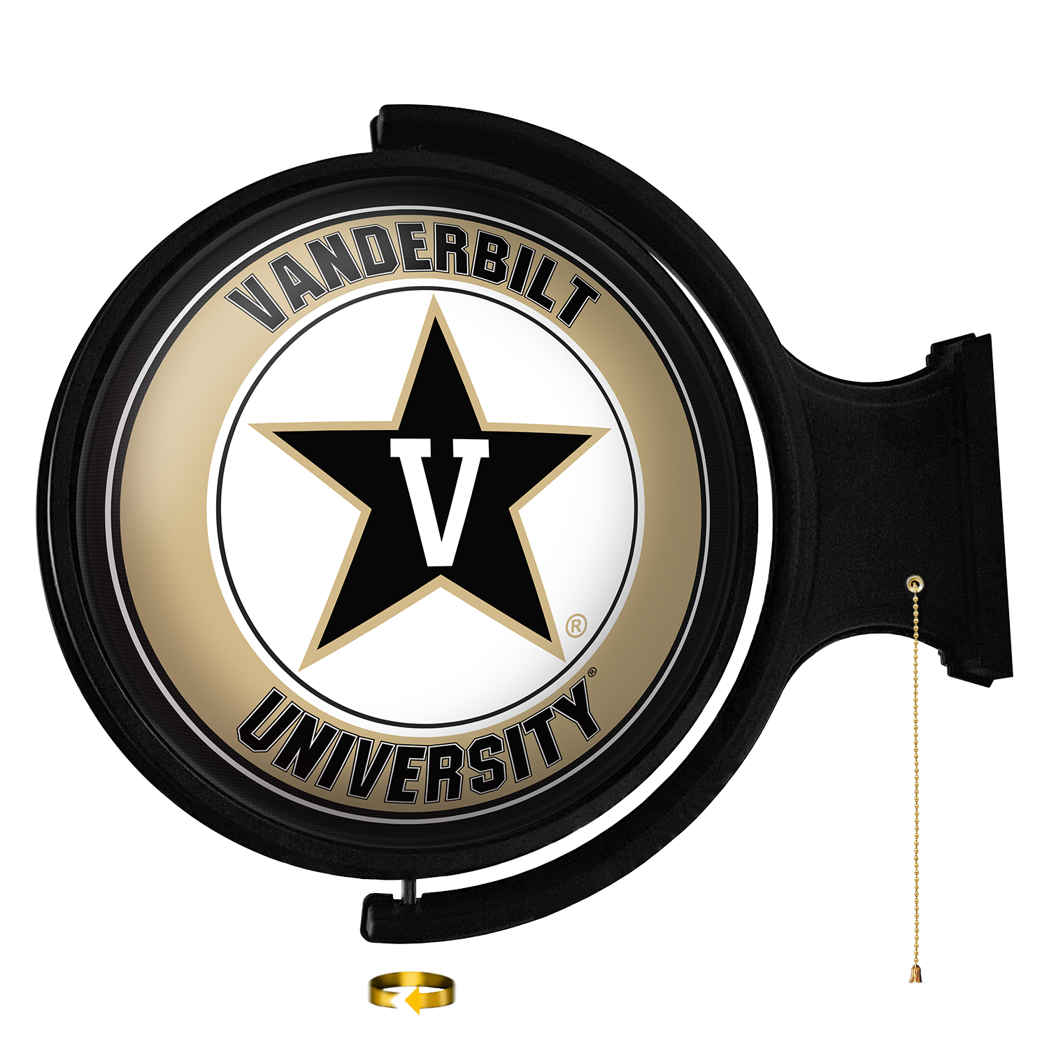 Vanderbilt Commodores Round Rotating Wall Sign