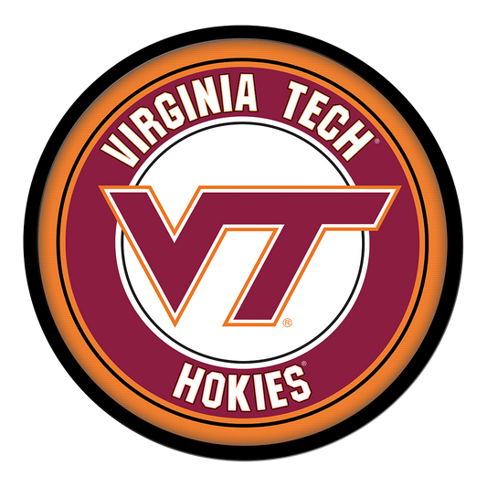 Virginia Tech Hokies Modern Disc Wall Sign