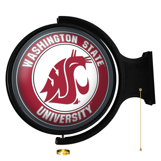 Washington State Cougars Round Rotating Wall Sign