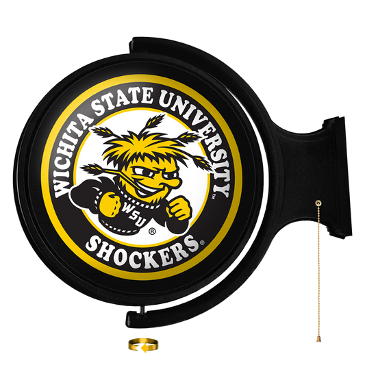 Wichita State Shockers Round Rotating Wall Sign