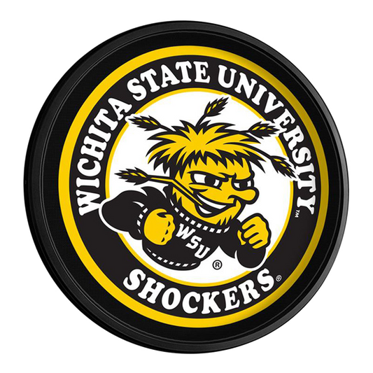 Wichita State Shockers Slimline Round Lighted Wall Sign