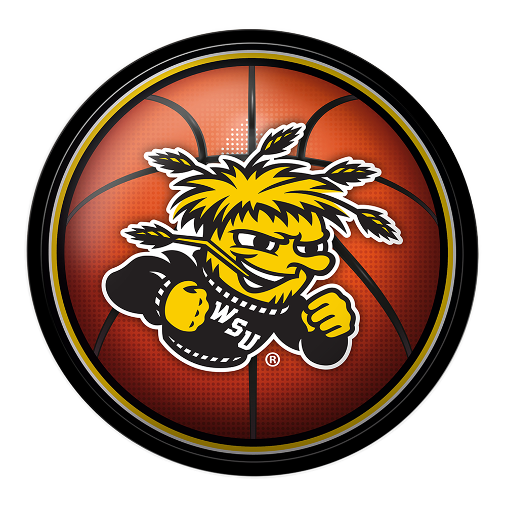 Wichita State Shockers Basketball Modern Disc Wall Sign