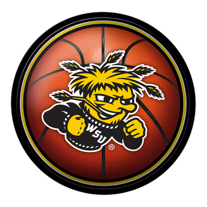 Wichita State Shockers Basketball Modern Disc Wall Sign