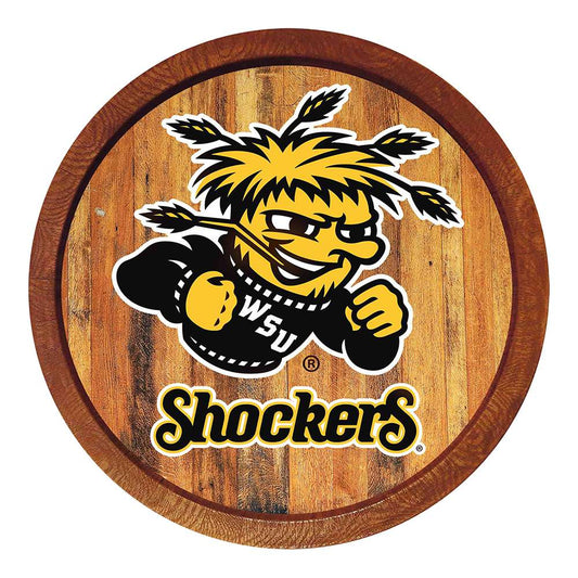 Wichita State Shockers Barrel Top Sign