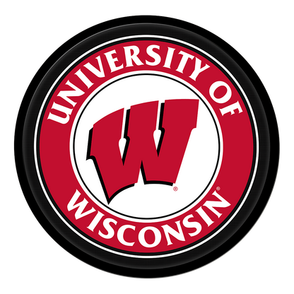 Wisconsin Badgers Modern Disc Wall Sign