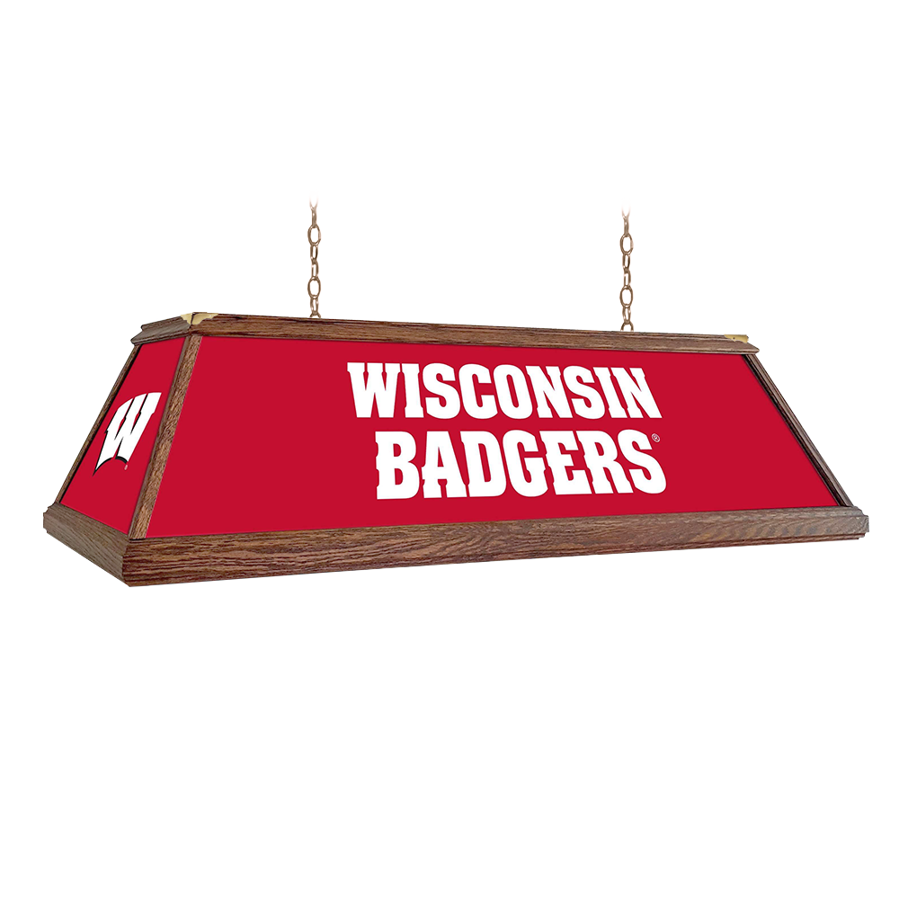 Wisconsin Badgers Premium Pool Table Light