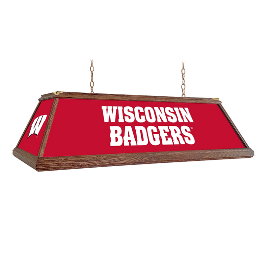 Wisconsin Badgers Premium Pool Table Light