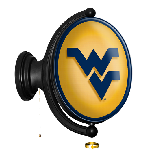 West Virginia Mountaineers Oval Rotating Wall Sign