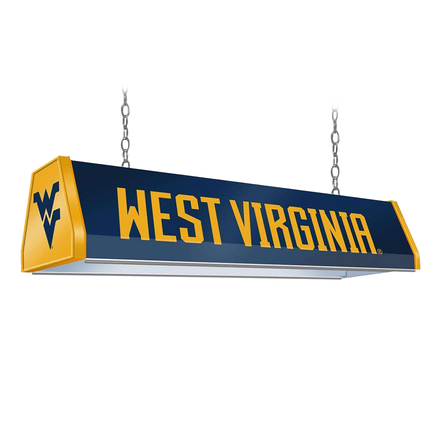 West Virginia Mountaineers Standard Pool Table Light