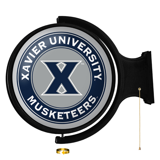 Xavier Musketeers Round Rotating Wall Sign