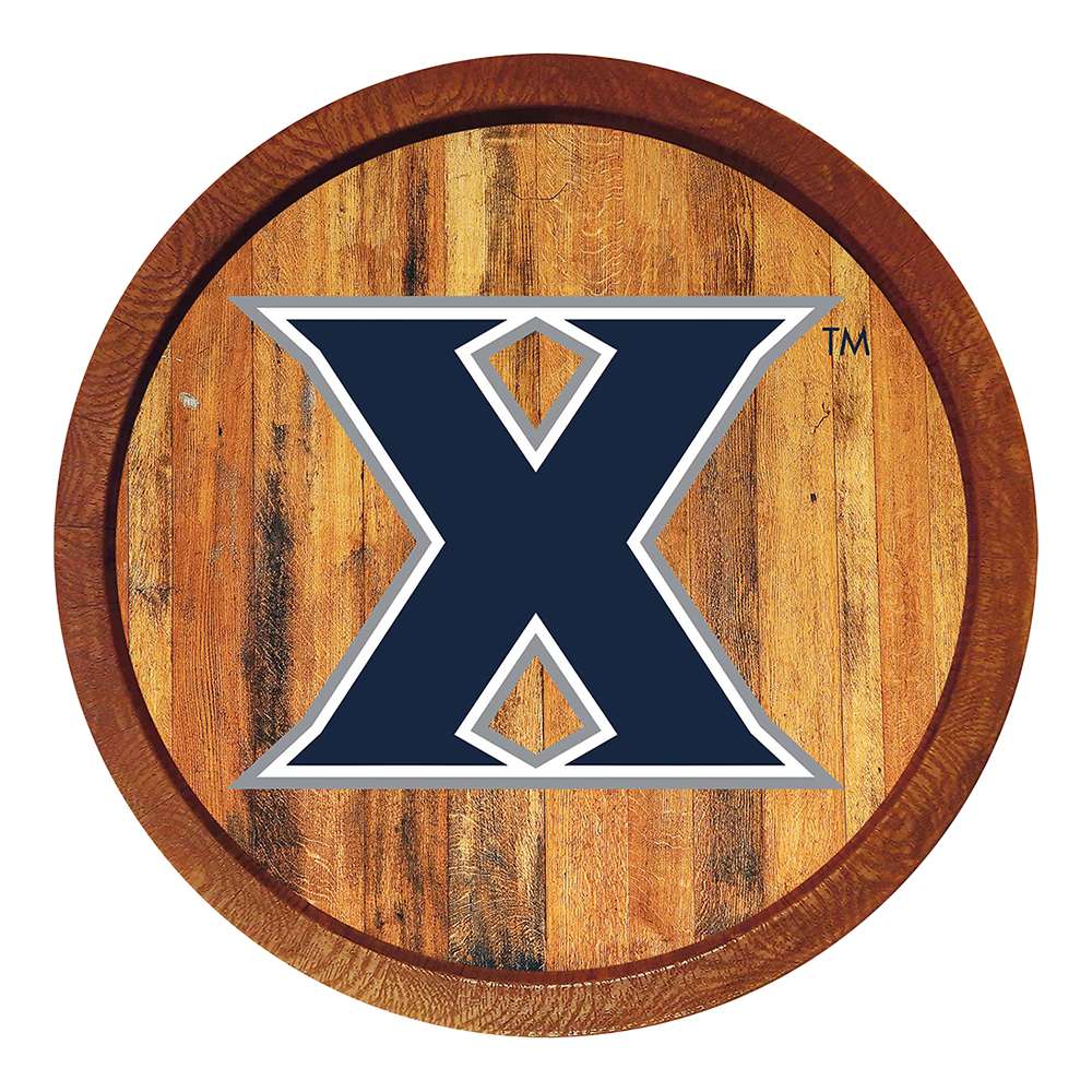 Xavier Sign Buy NCAA Xavier Musketeers FAUX Barrel Top Sign – ProFootballStuff