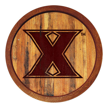 Xavier Musketeers Branded Barrel Top Sign